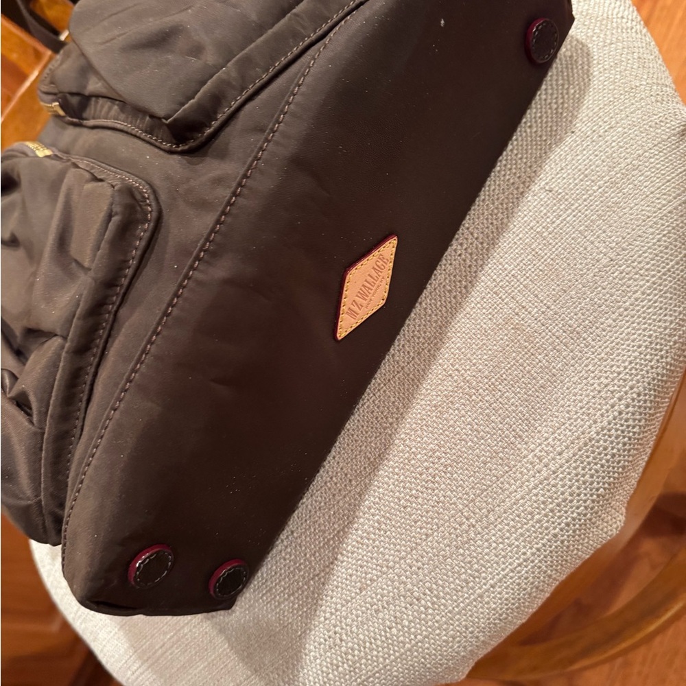 MZ Wallace Brown Bag with Gold Zipper - Picture 3 of 9